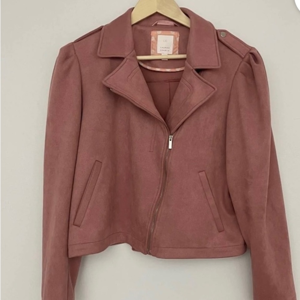 Plus Size LC Lauren Conrad Faux-Suede Moto Jacket
by LC Lauren Conrad
Size XXL